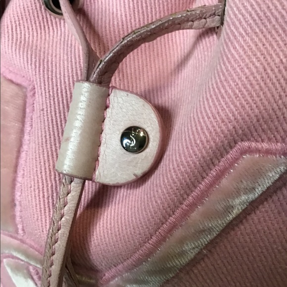 🛍Pink YSL YVES SAINT LAUREN Canvas Kahala Tote PM - Picture 5 of 9